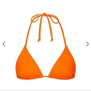 Skims recycled swim triangle top